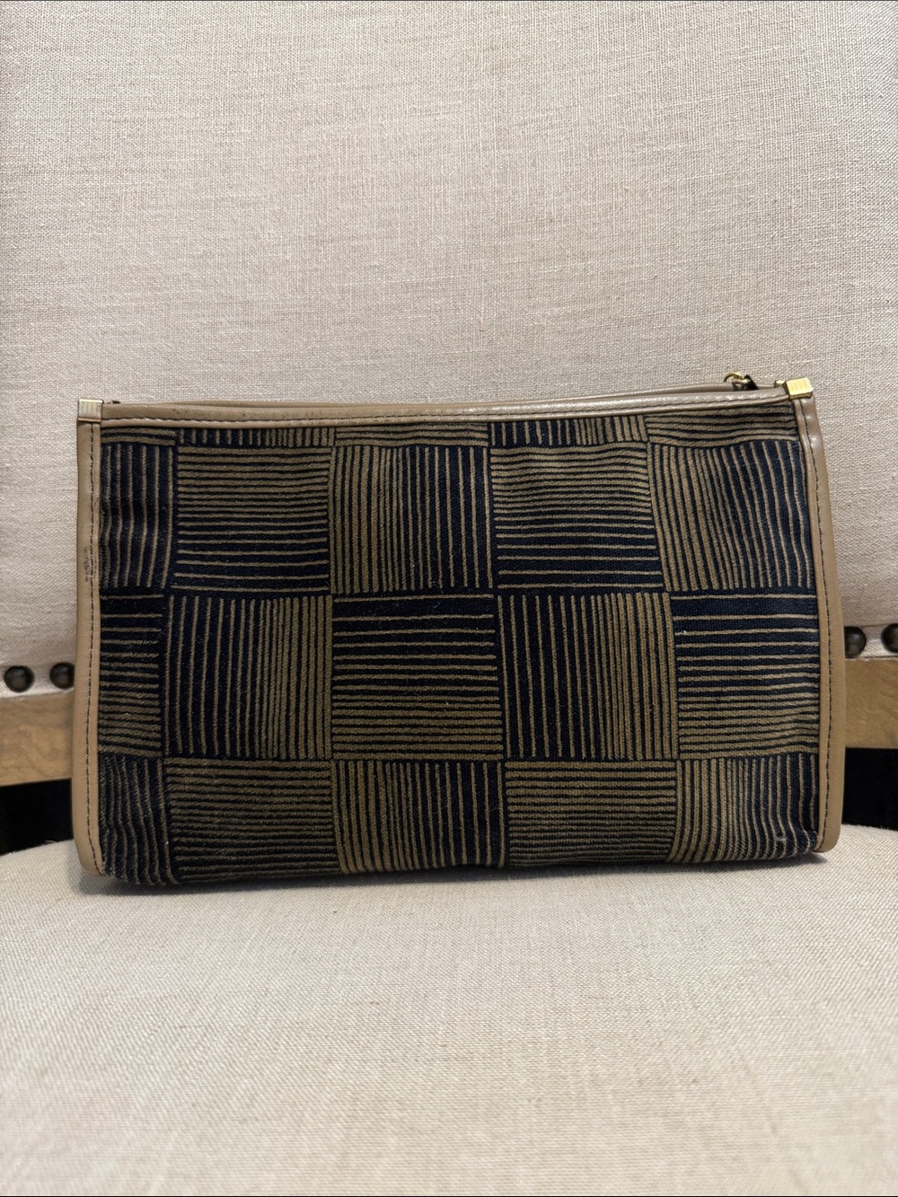 Vintage 80s Style Ella Firenze Italian Travel Pouch